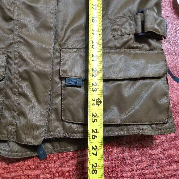 Tourmaster Trinity Series 2 Womens Motorcycle Jacket M Brown Zipout Liner Biker - Picture 16 of 16